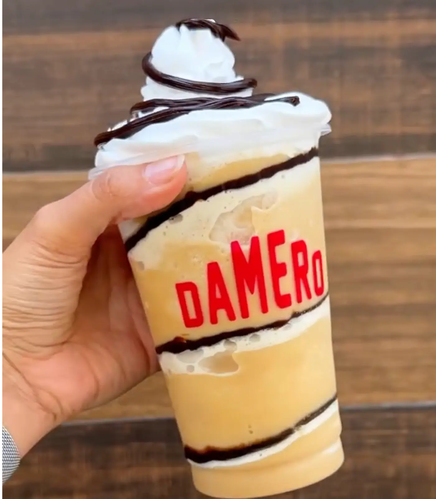 Frapuccino de damero sanguchería