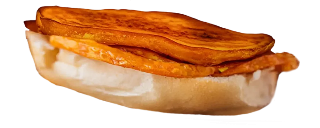 Base del pan con camote