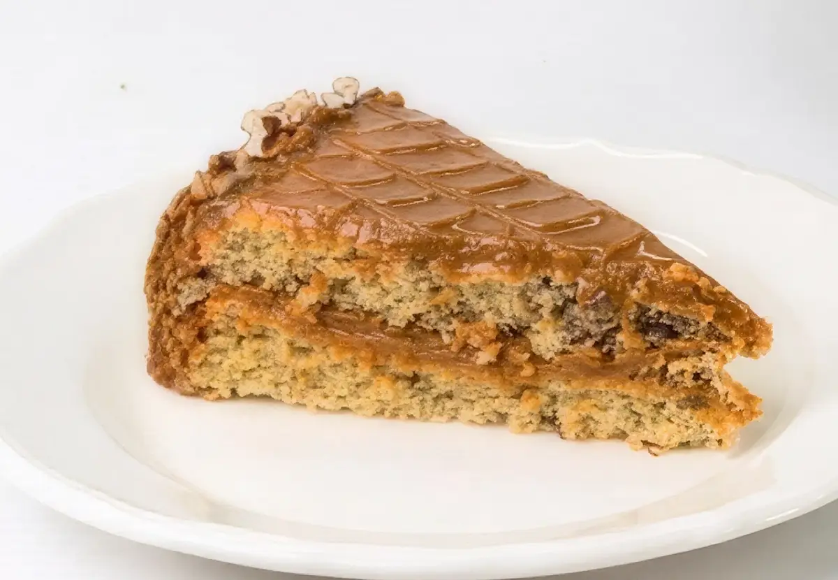 Torta de pecanas de Damero Sanguchería